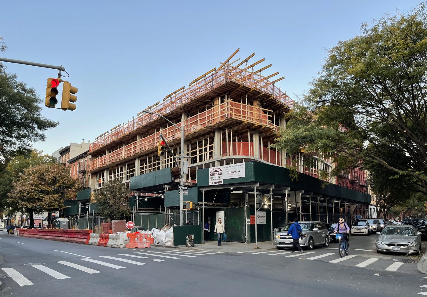 540 Hudson Street Rises Above Street Level in Greenwich Village