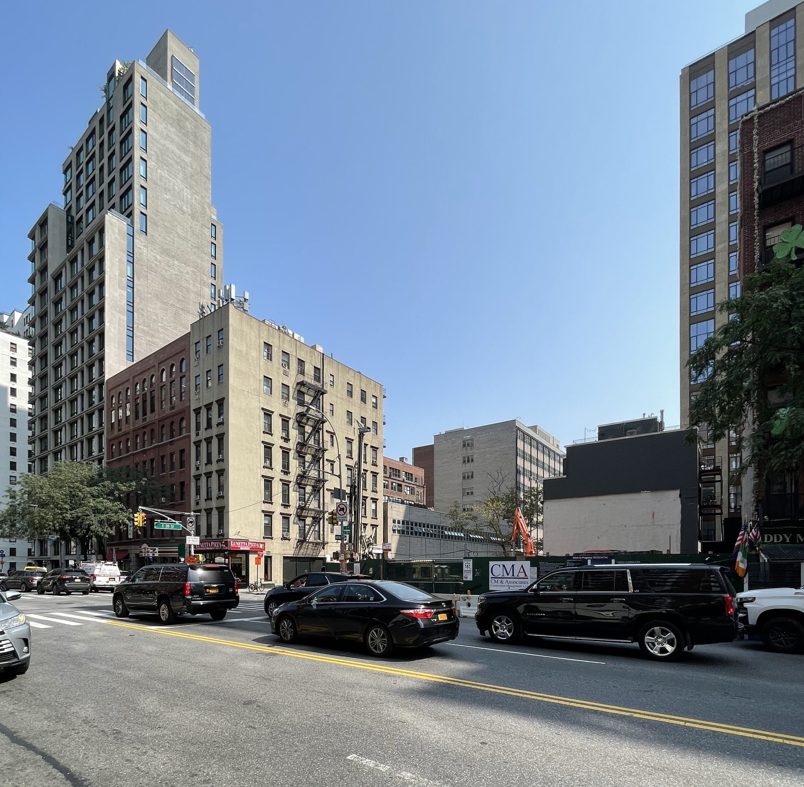 Excavation Underway at 200 East 20th Street in Gramercy Park, Manhattan