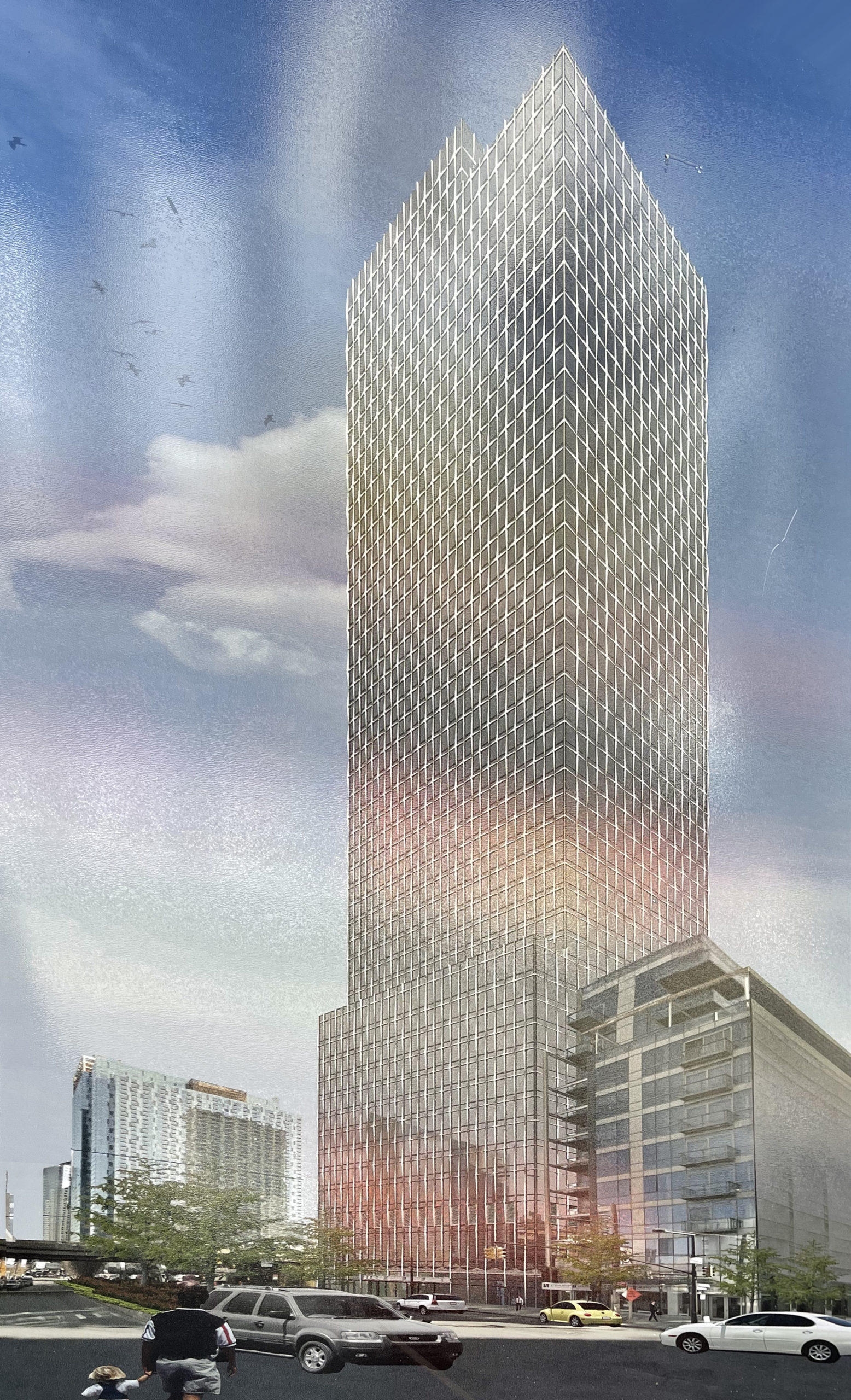 Pilings Underway for 49Story Skyscraper at 2632 Jackson Avenue in