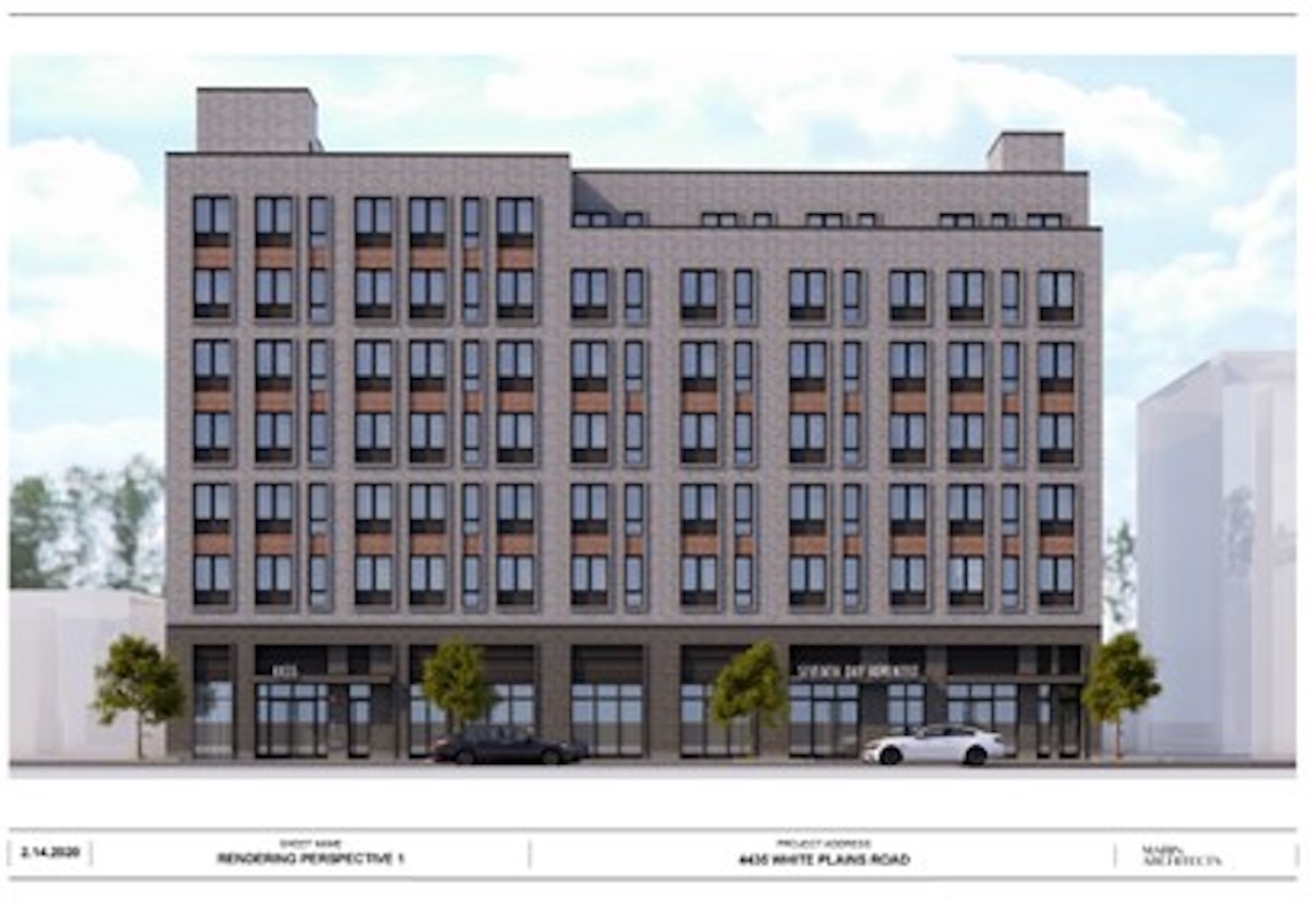 Start of the housing lottery for 4435 White Plains Road in Wakefield