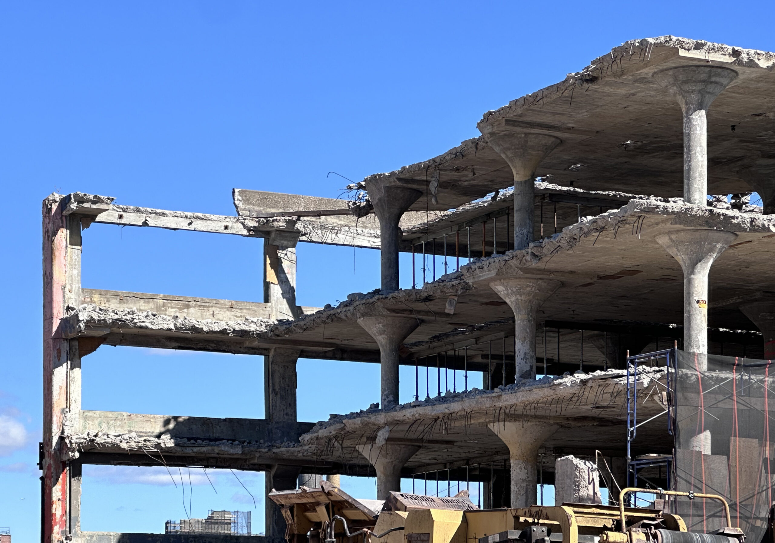 Demolition Underway for 23Story Tower At 4540 Vernon Boulevard in