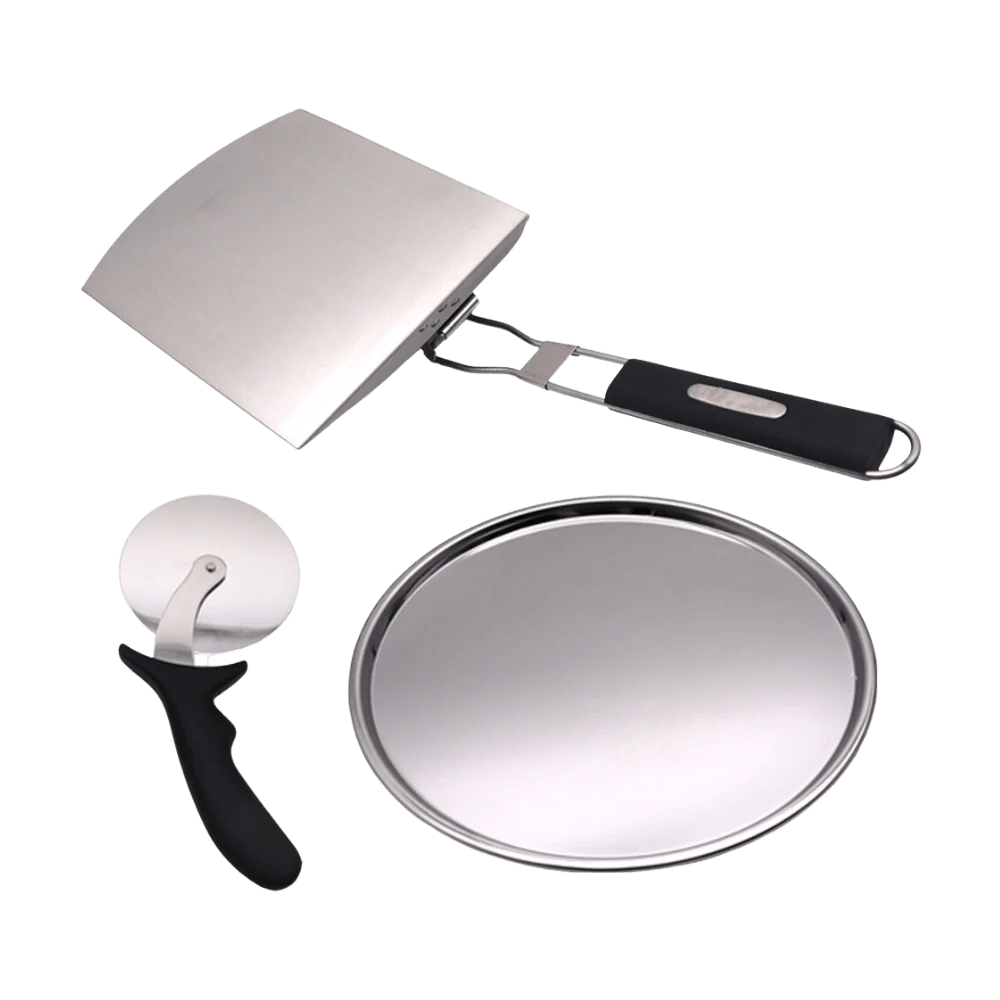 12 in. Tabletop Propane Gas Outdoor Pizza Oven with Pizza Kit and Cover