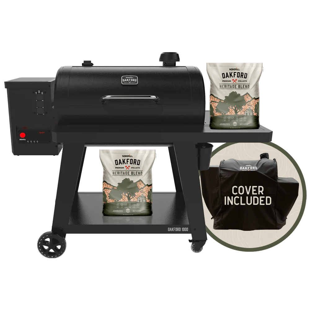 Oakford 1000 Pellet Grill Bundle Nexgrill
