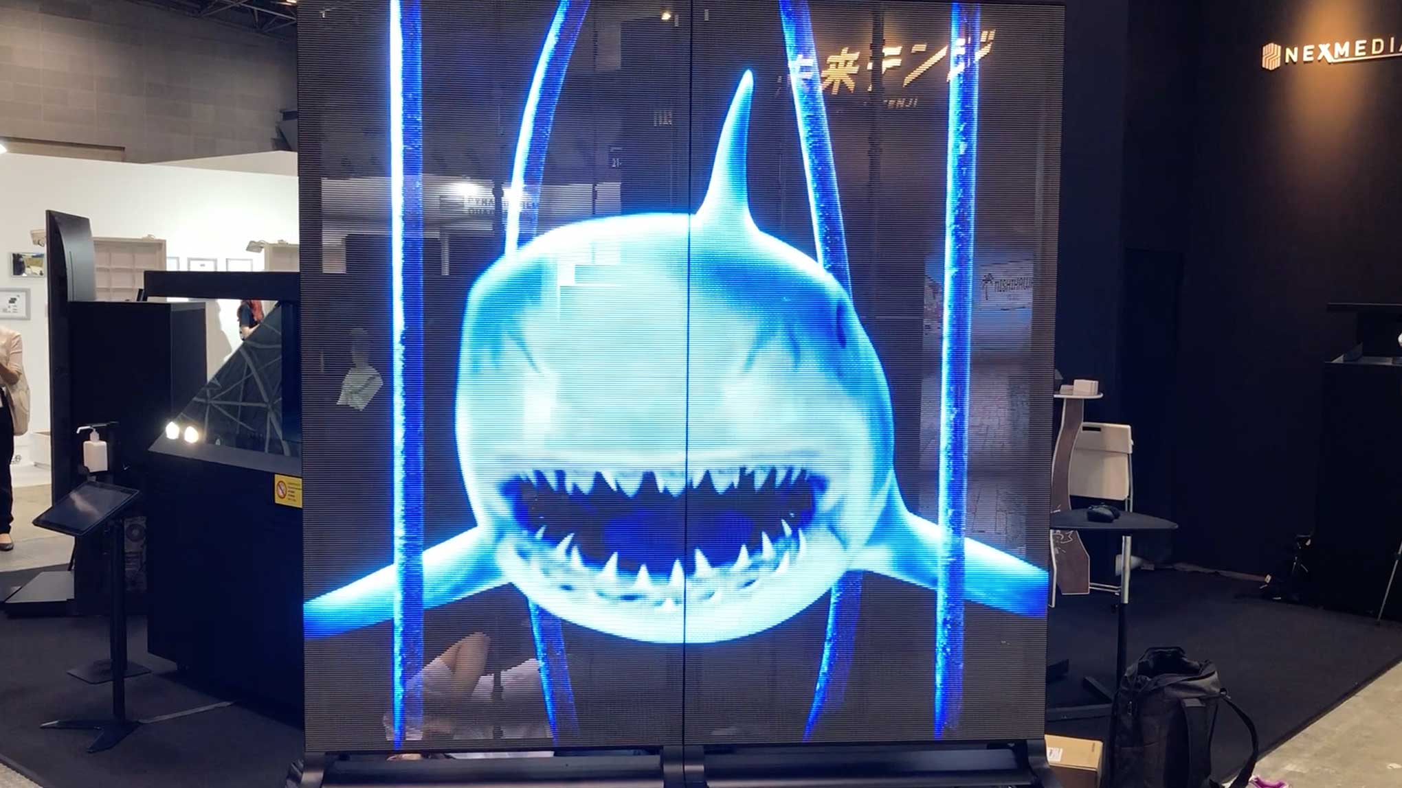 【コンテンツ東京2022展示】透過型LEDディスプレイ 株式会社ニシカワ｜ネクスメディア事業部
