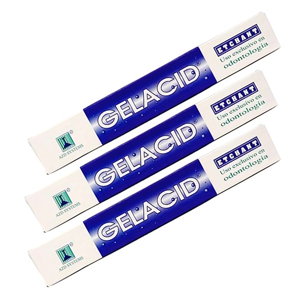 GELACID ACIDO ORTOFOSFORICO 37% TRES JERINGAS - Nexo Dental