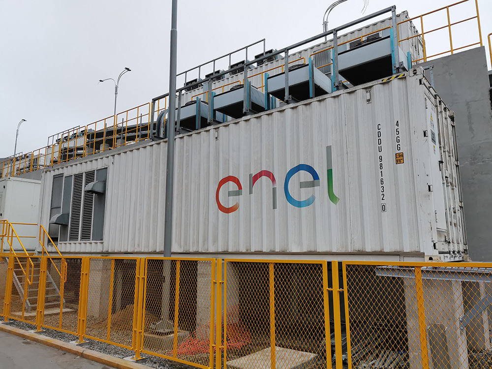 Enel Peru inaugurated the country's first large capacity battery system