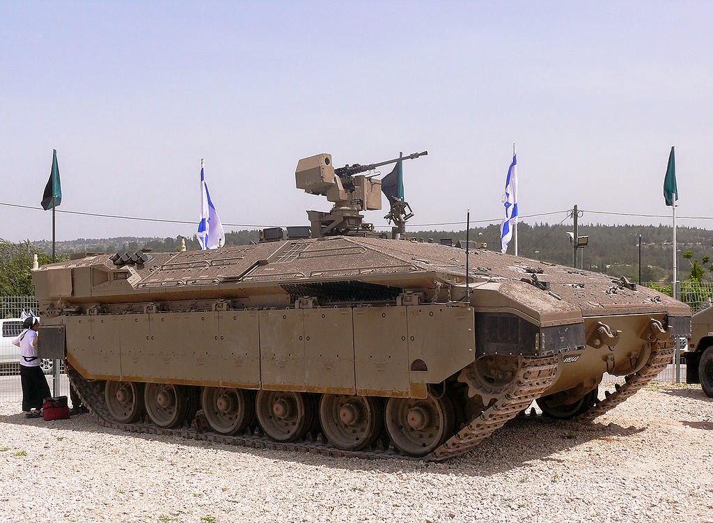 Israel armored personnel carrier has more armor than Merkava Tank