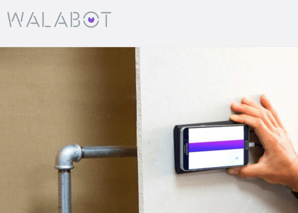 See through walls with android smartphone attachment