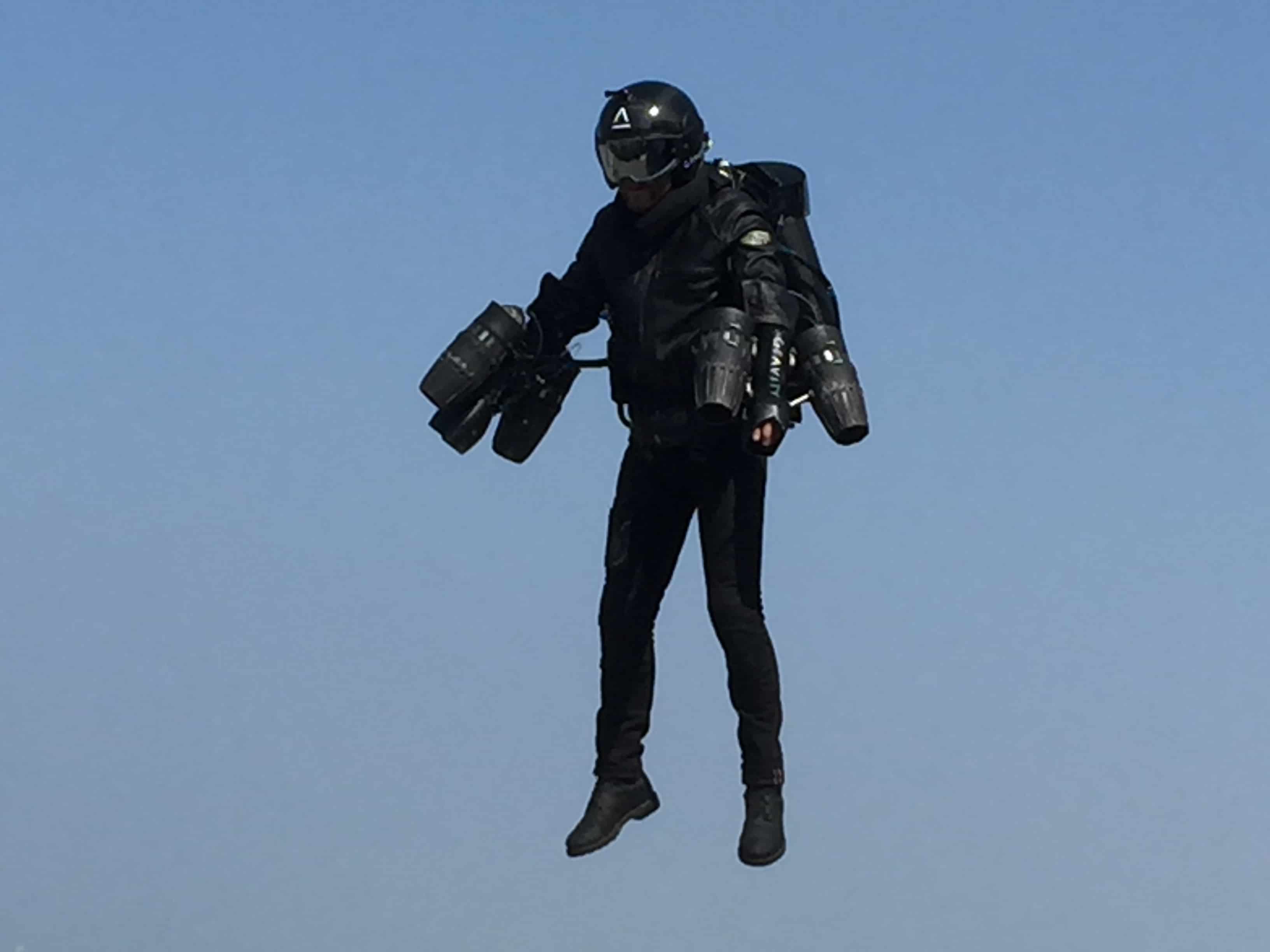 Gravity Jet Suit Flight experiences now and Future Racing Events