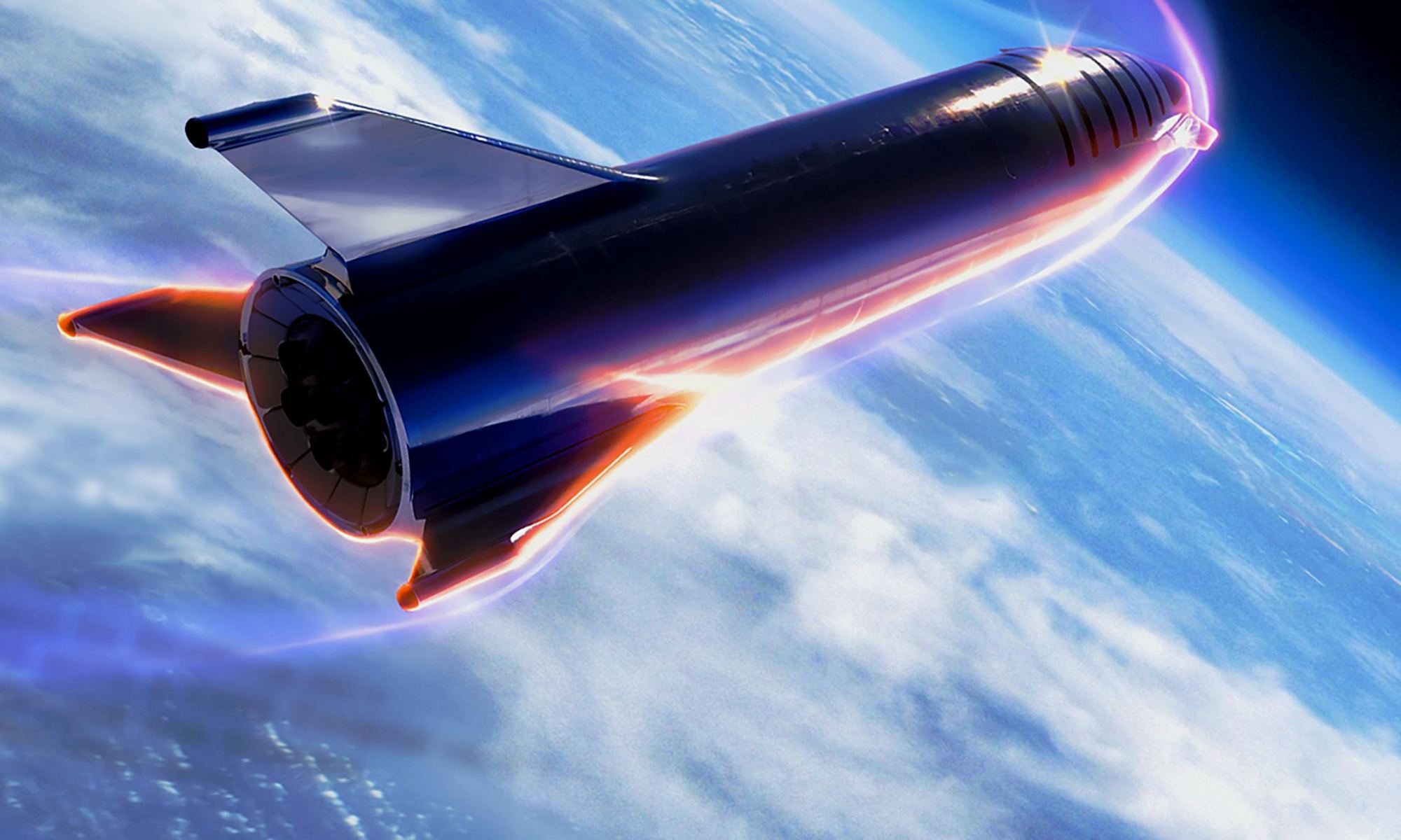 SpaceX Rocket Emissions Similar to Large Jets Crossing the Oceans
