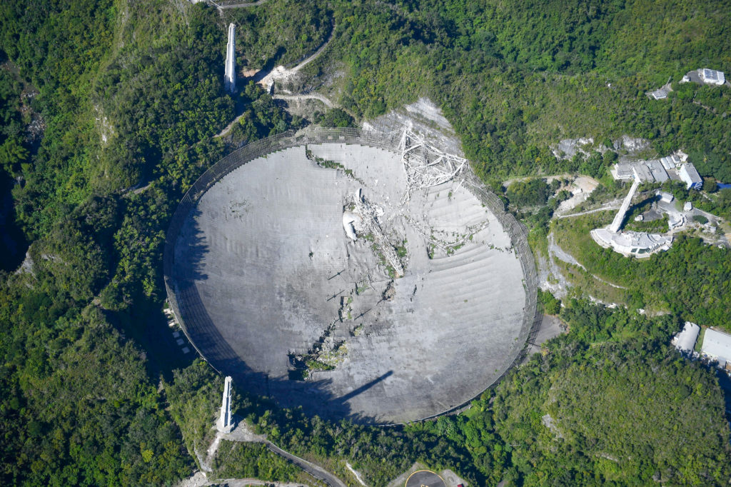 Arecibo Telescope Collapses Today Before It Could Be Dismantled By