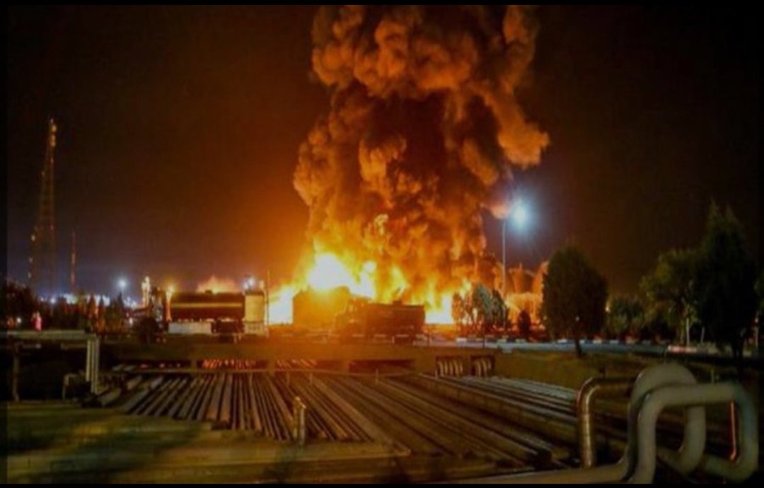 Israel is bombing Iran Missile Locations and an Oilfield