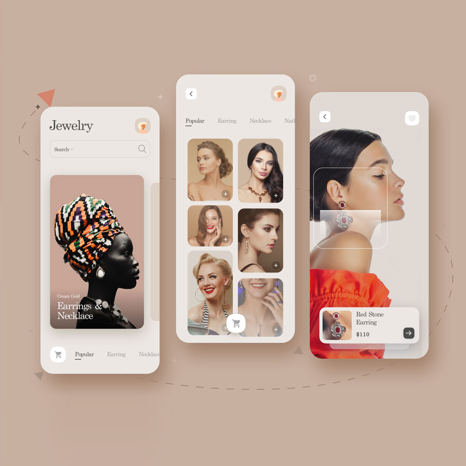 Jewelry Shopping Mobile App store Essential Features & cost to consider