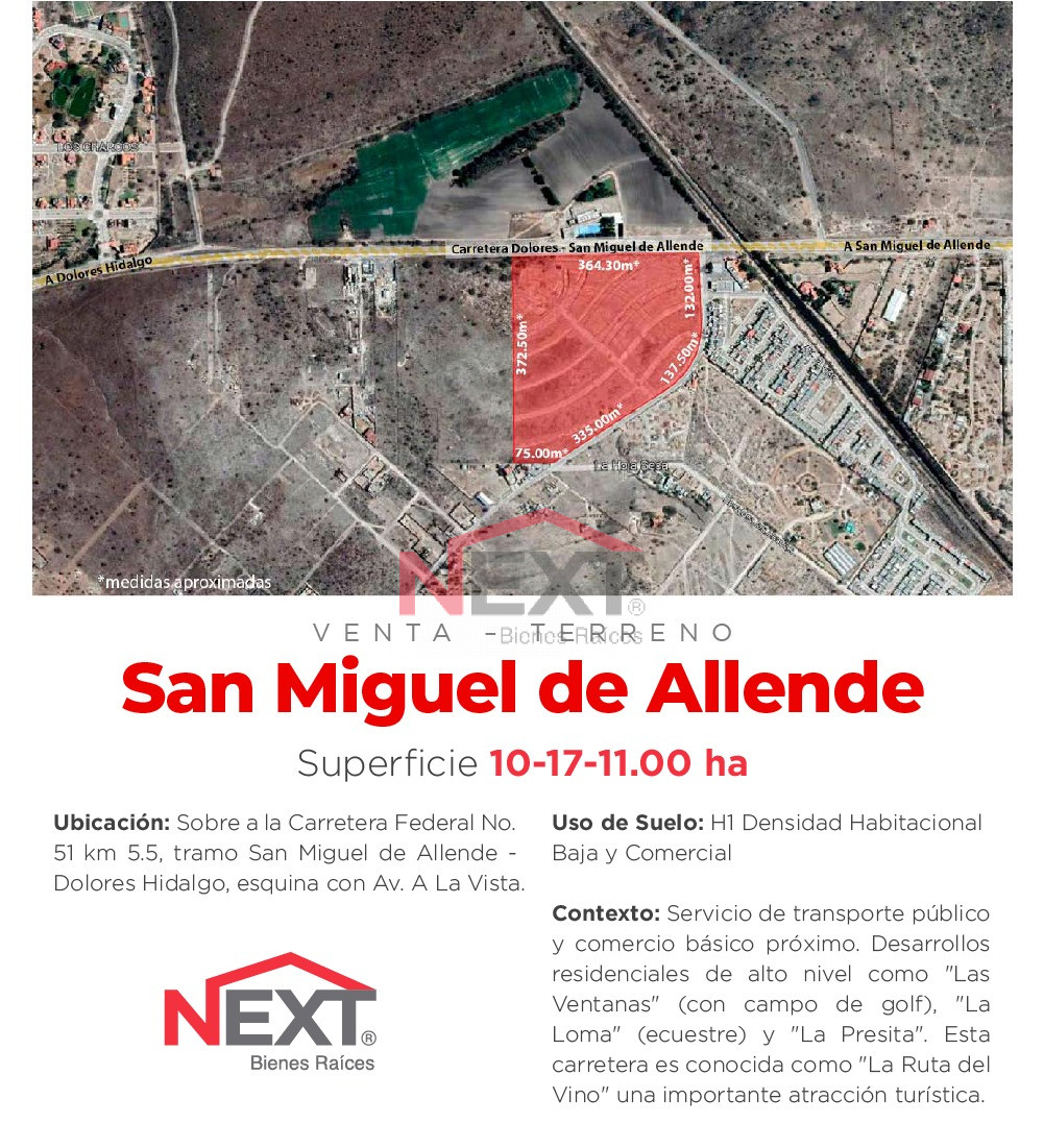 Terreno en Venta en San Miguel de Allende , San Miguel de Allende