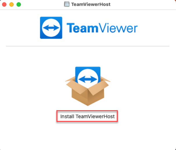 Installing Teamviewer Host Remote Support in Apple MacOS Computer