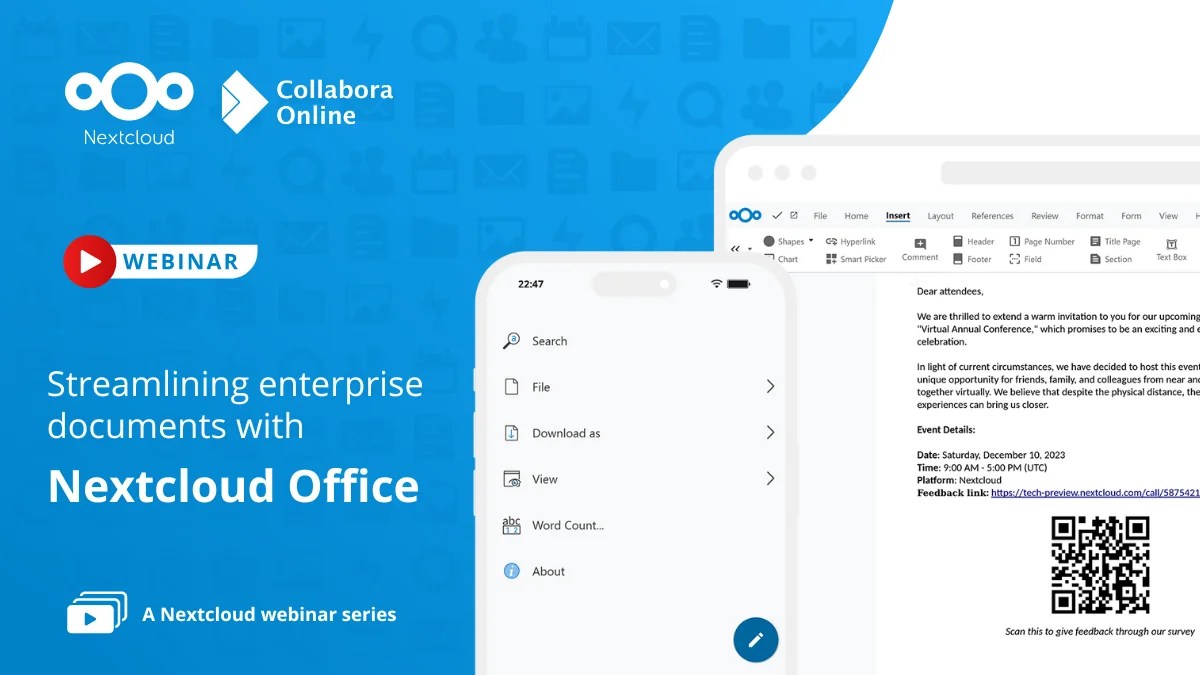 Streamlining enterprise documents with Nextcloud Office Nextcloud