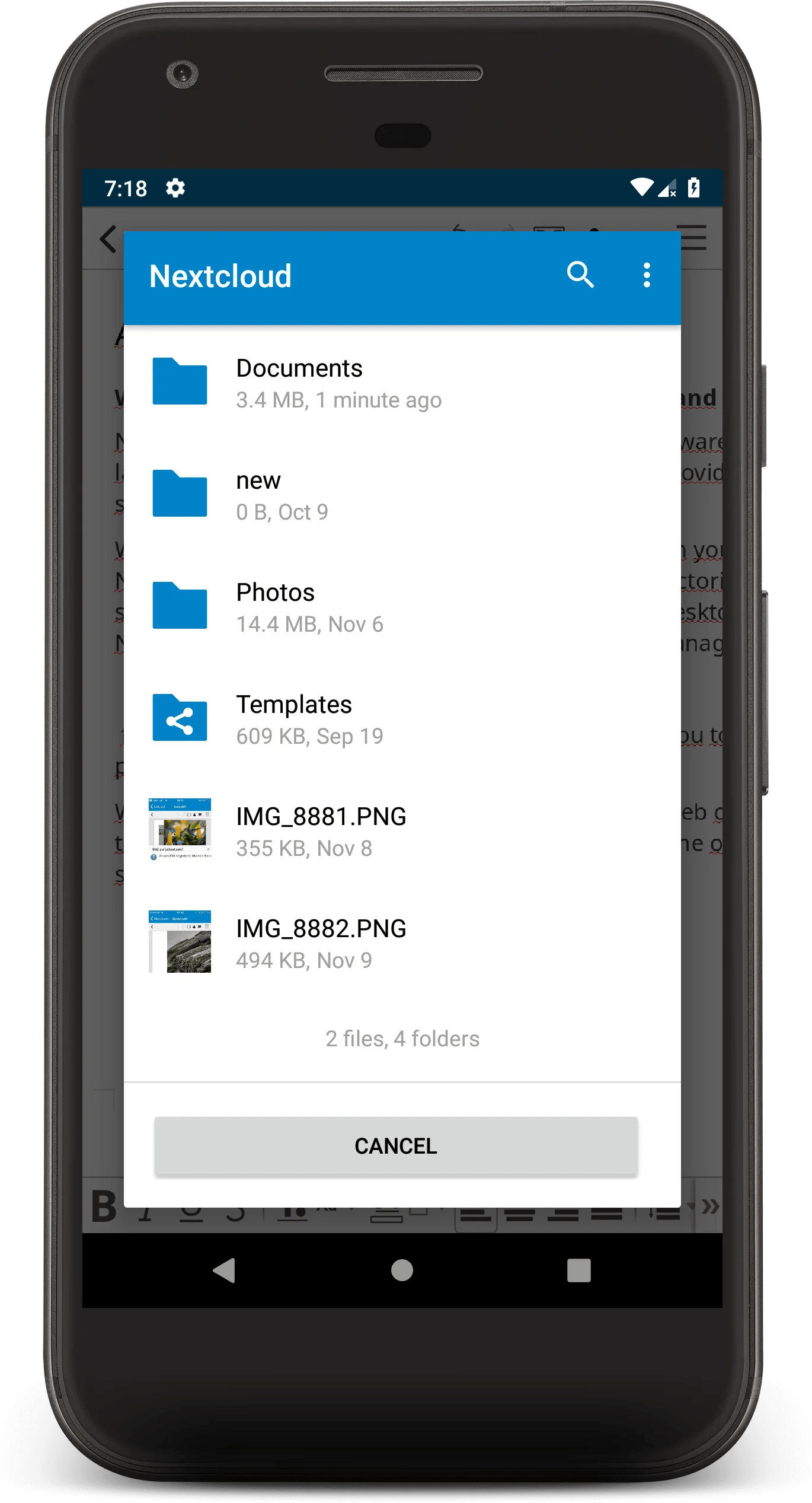 Fresh from the conference Nextcloud Android client 3.8 with U2F, TLS 1