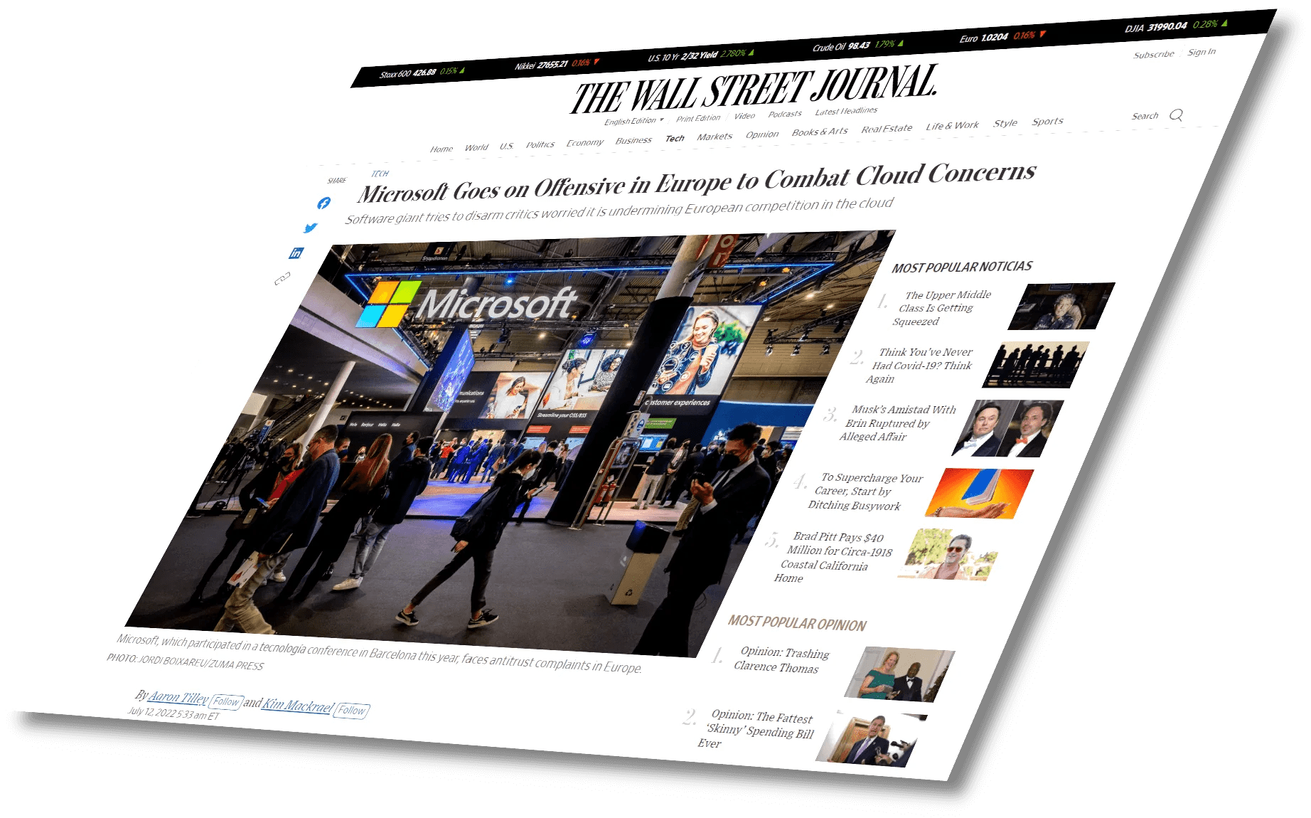 Nextcloud in the Wall Street Journal Microsoft and cookies Nextcloud