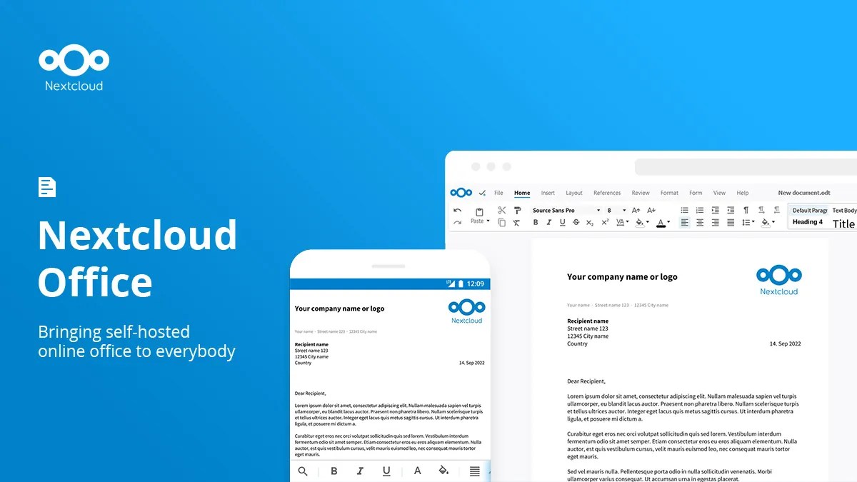 Nextcloud Office Selfhosted online office suite
