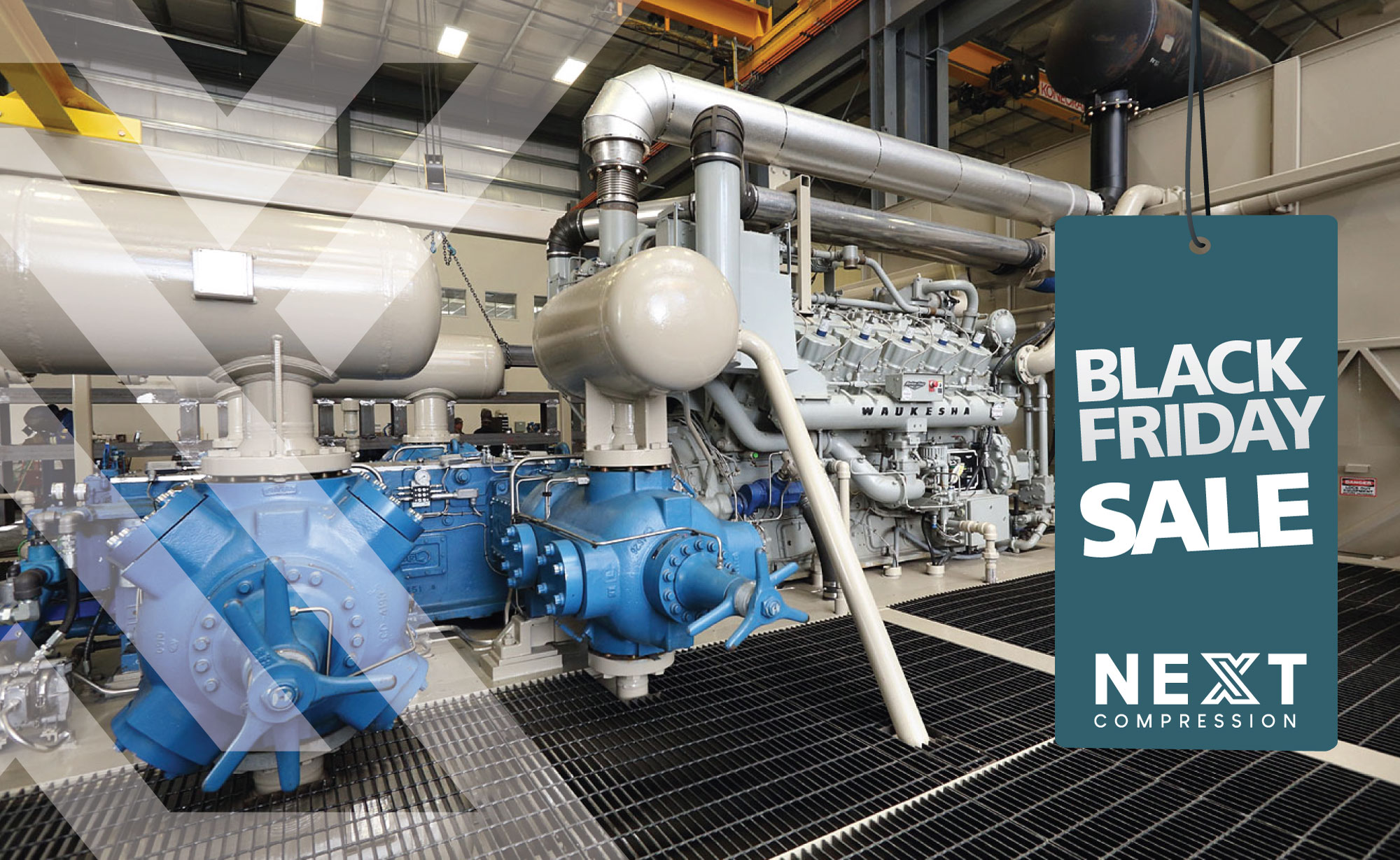 Black Friday Stock 1450 BHP Reciprocating Compressor NEXT Compression