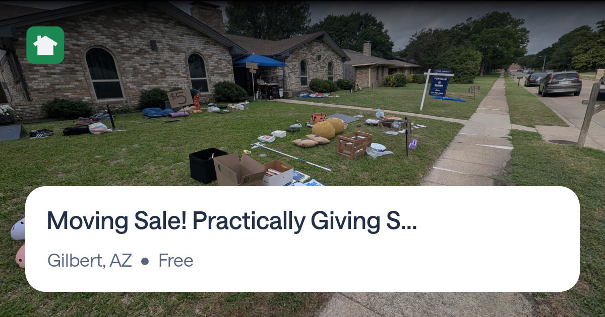 Moving Sale! Practically Giving Stuff Away!! for Free in Plano, TX