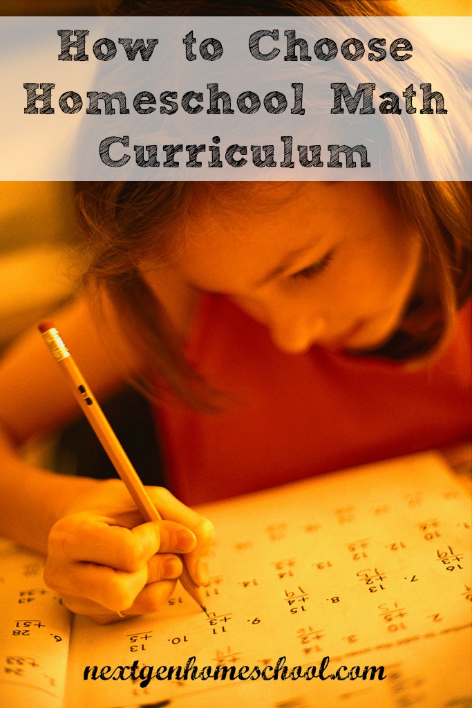 How to Choose Homeschool Math Curriculum