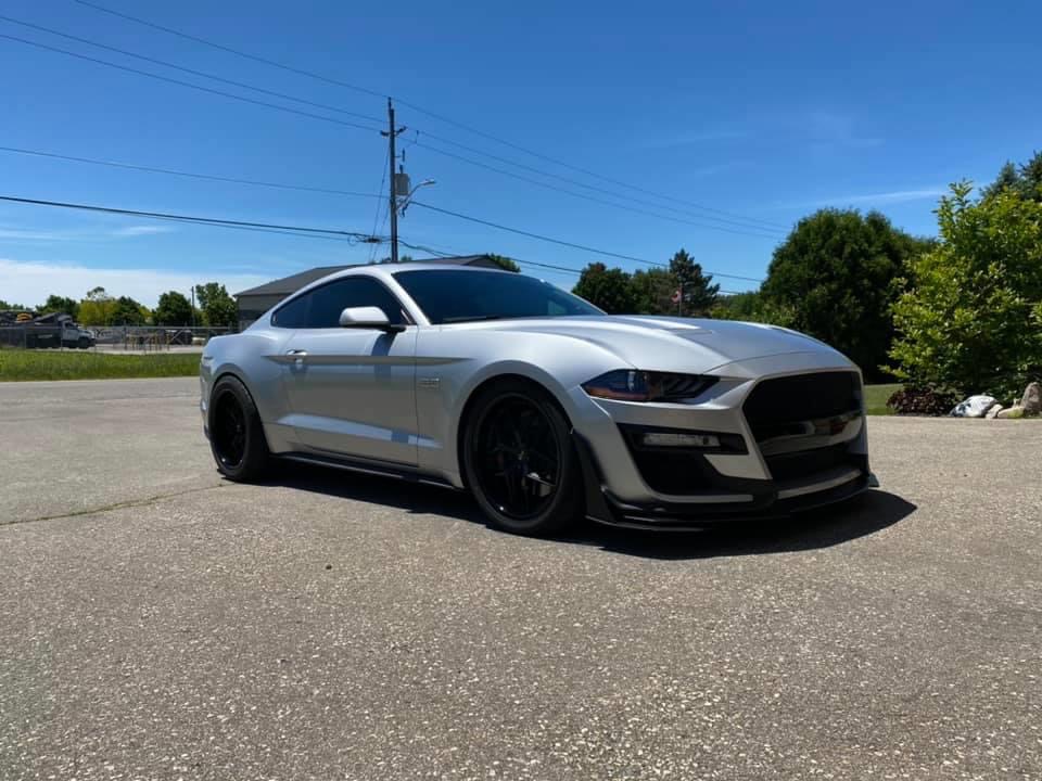 Fresh GT500 Style Bumper Installed R/Mustang