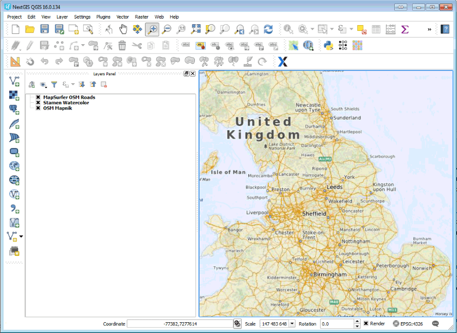 QuickMapServices easy basemaps in QGIS NextGIS