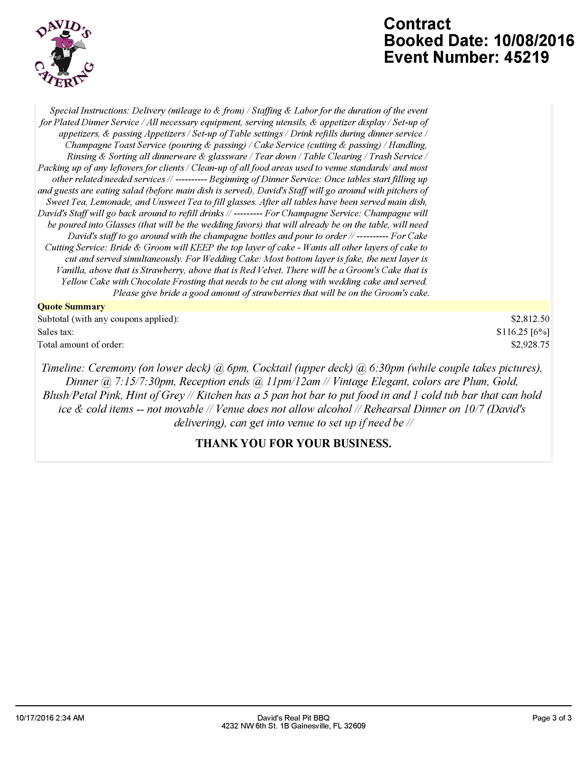 cateringproposalsample_page_3 Independent Restaurant Consultants