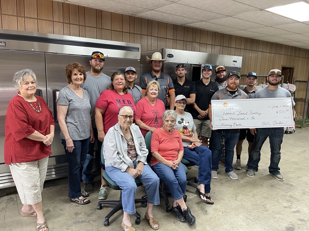 Nextlink Supports Hobart Food Pantry with 500 Donation