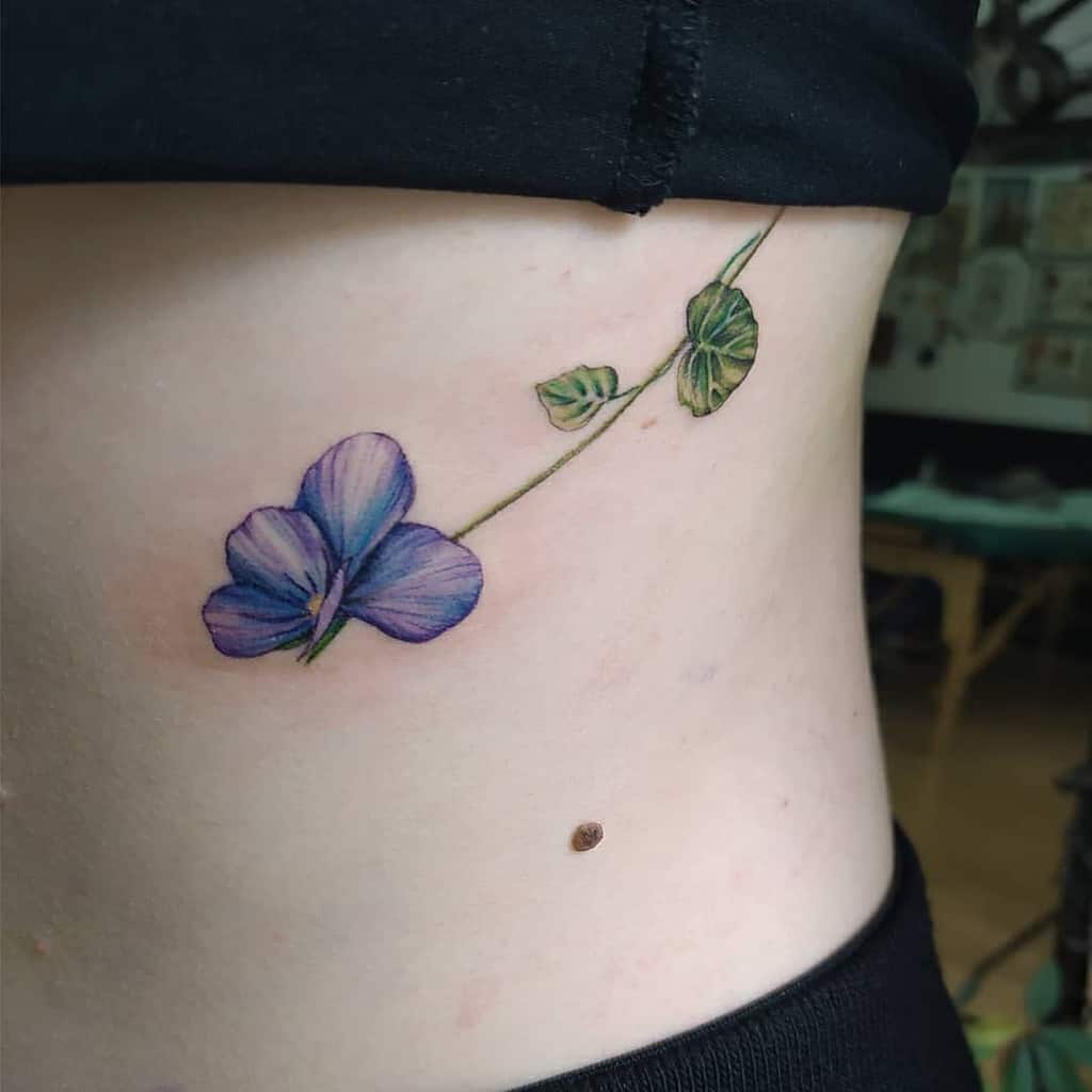 Top 73 Best Purple Flower Tattoo Ideas [2021 Inspiration Guide]