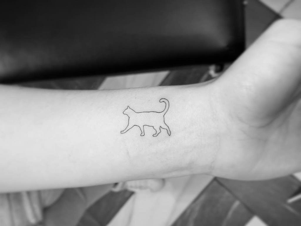 Top 71 Best Small Cat Tattoo Ideas [2021 Inspiration Guide]