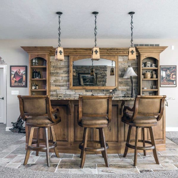 Top 70 Best Rustic Bar Ideas Vintage Home Interior Designs