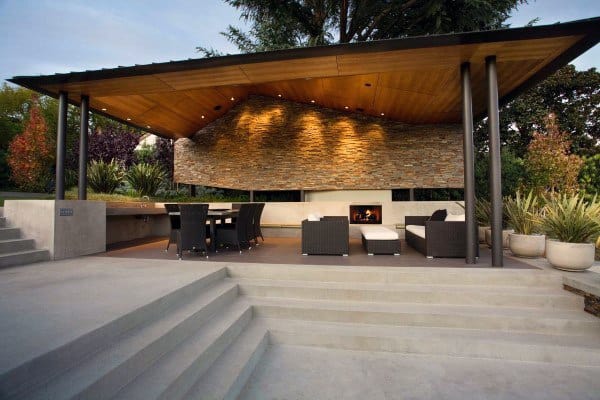 60 Concrete Patio Ideas - Unique Backyard Retreats