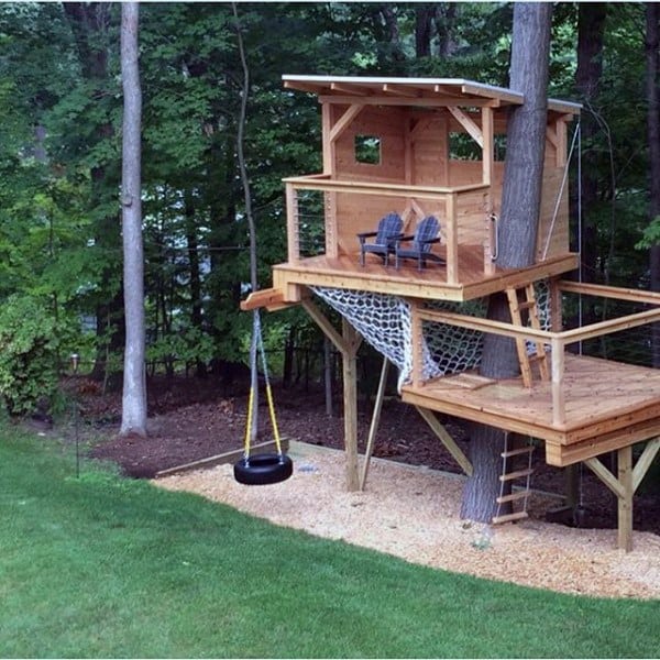 Enchanting and Creative Wooden Treehouse Ideas