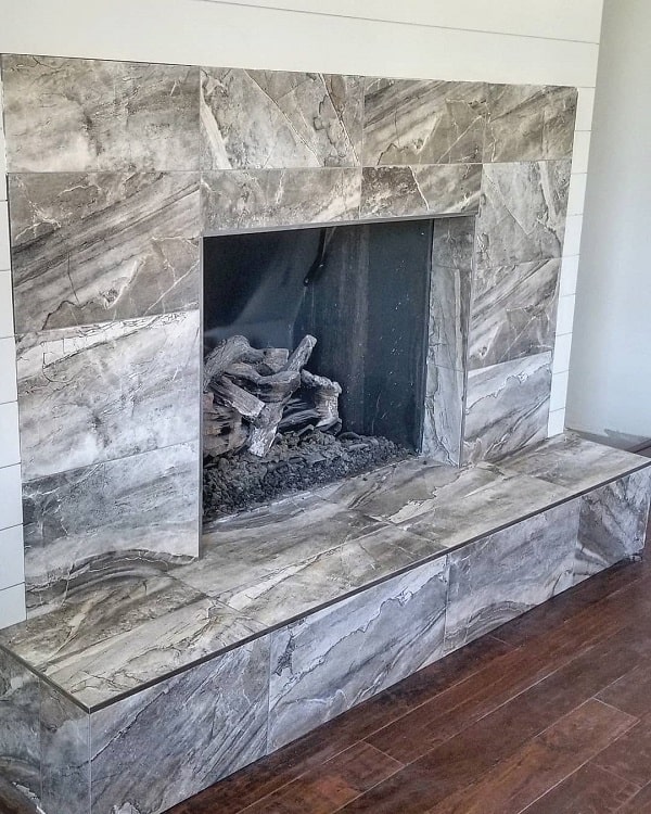 Grey Tile Fireplace Surround Fireplace Guide by Linda