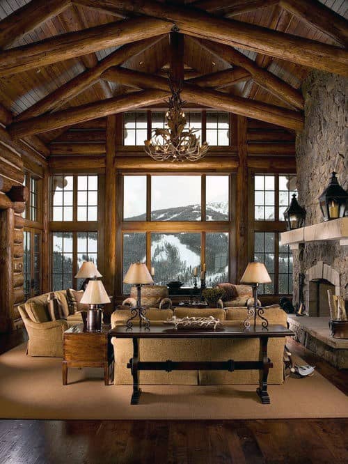Top 60 Best Log Cabin Interior Design Ideas Mountain Retreat Homes