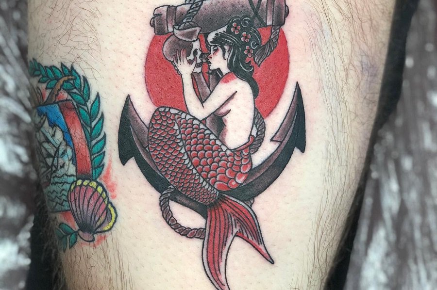 Top 55 Best Mermaid Tattoo Ideas - [2021 Inspiration Guide] 598_x_900_jpg