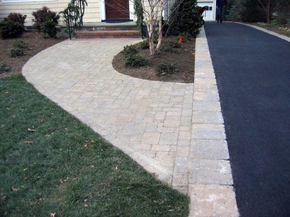 Top 40 Best Driveway Edging Ideas Inviting Border Designs