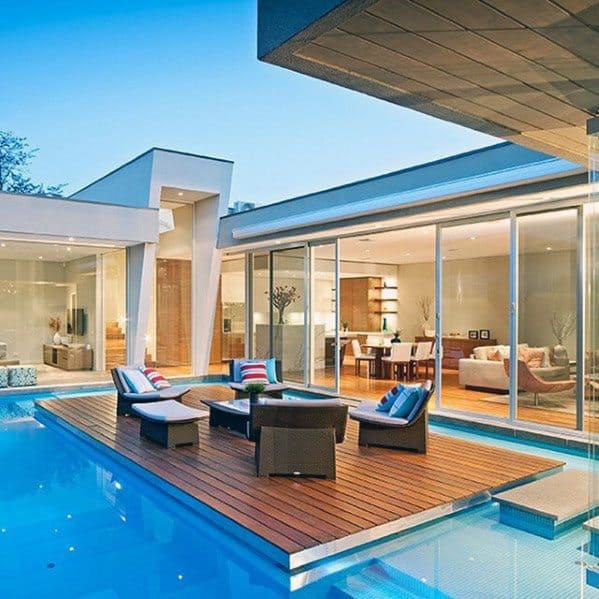 Top 60 Best Floating Deck Ideas Contemporary Backyard Designs