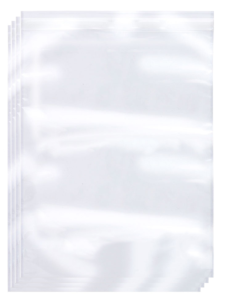 Seal Top Clear 2 Mil Food Safe Plastic Poly Bags for Storage, Packaging