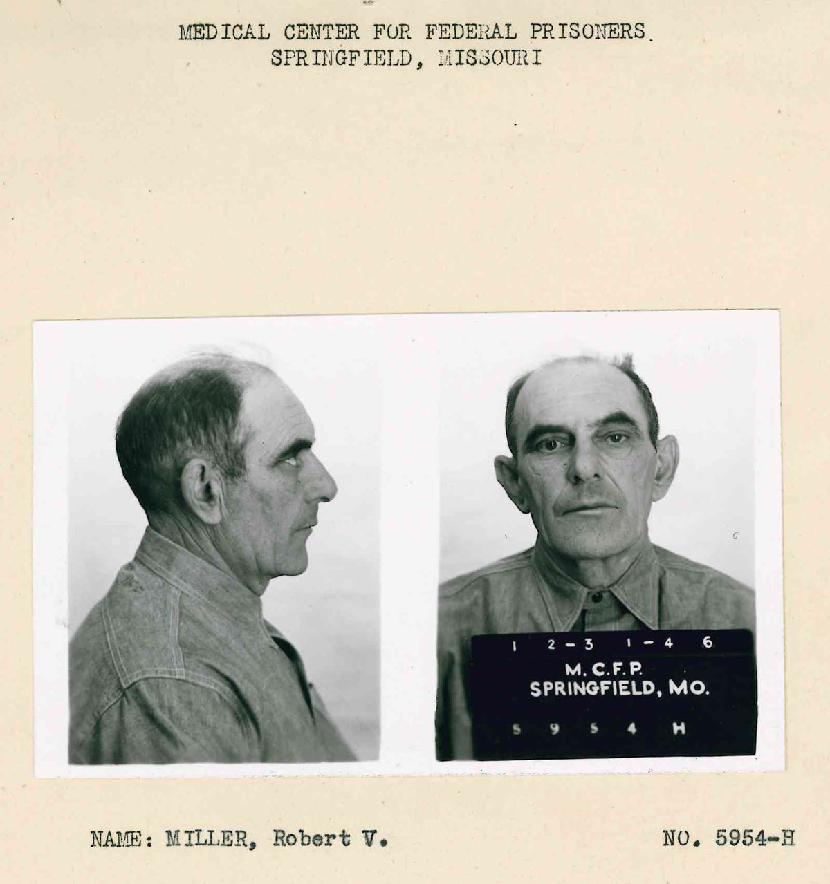 Springfield mugshot