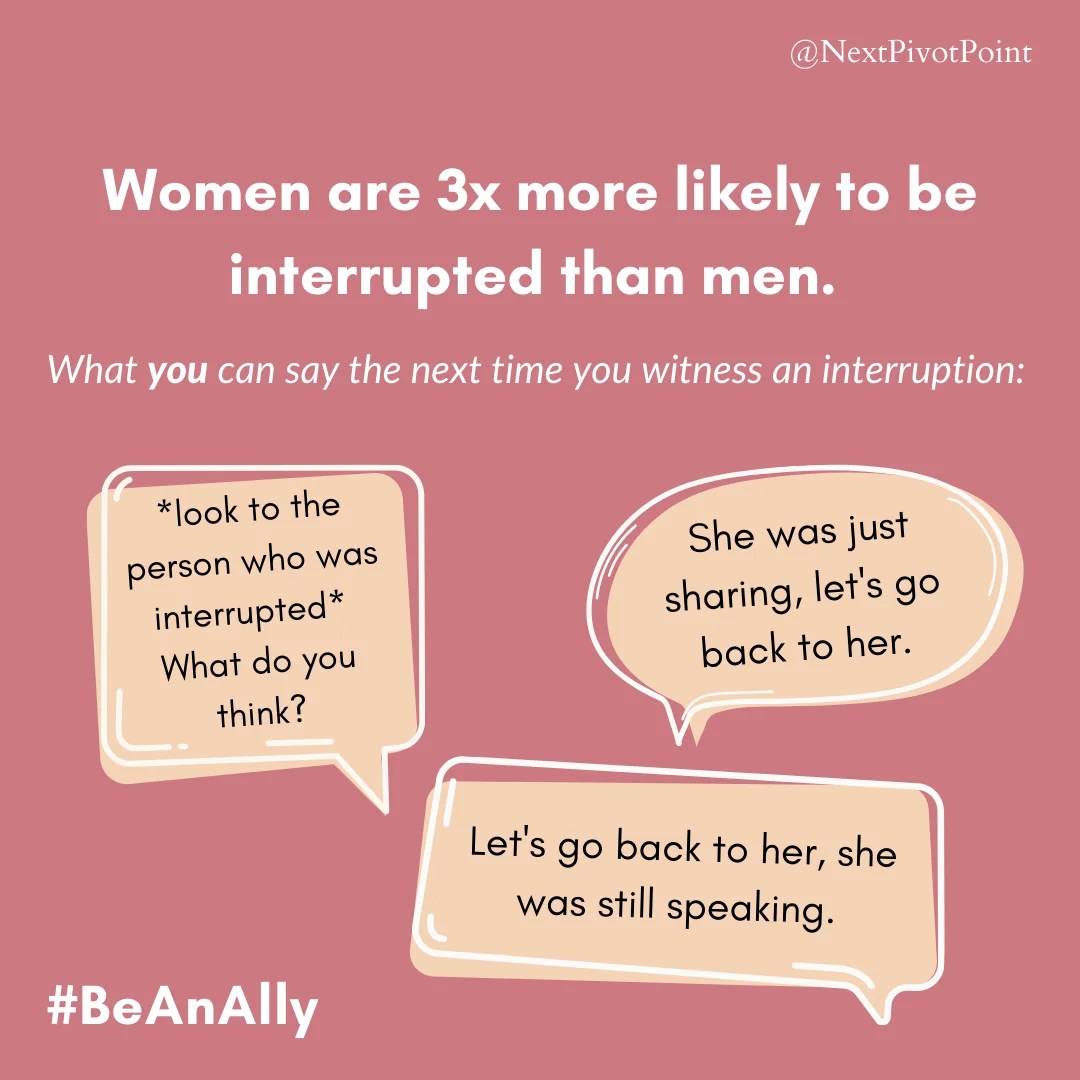 How to Interrupt Gender Bias Next Pivot Point by Julie Kratz