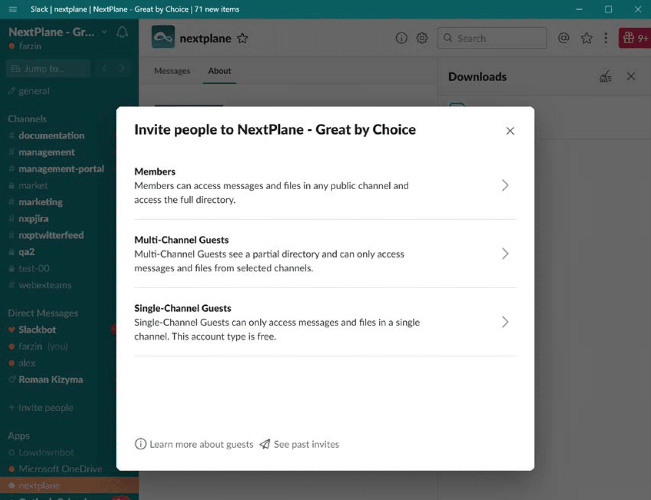 NextPlane ConverseCloud vs. Slack Guest Accounts