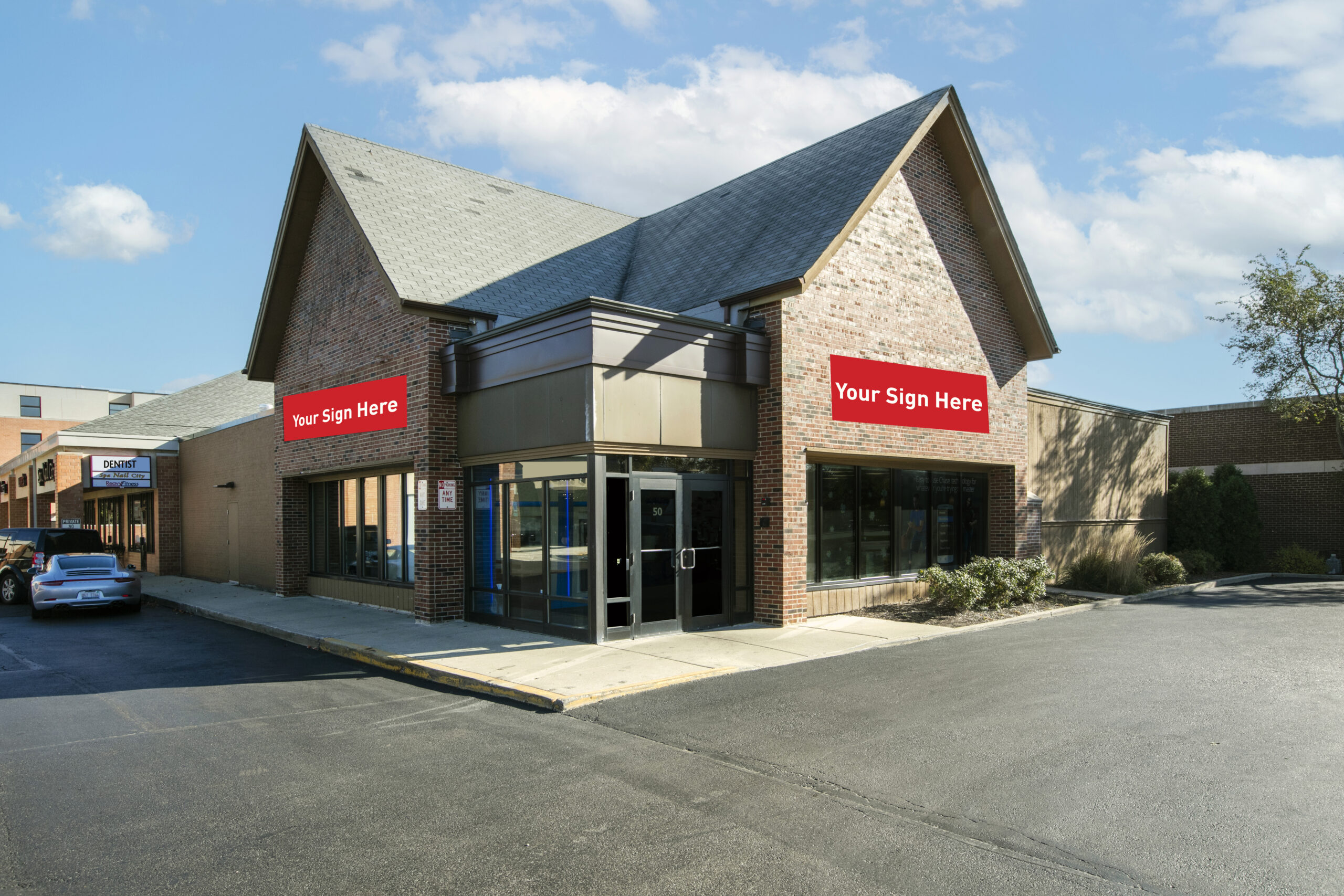 Chase with Signage Next Realty