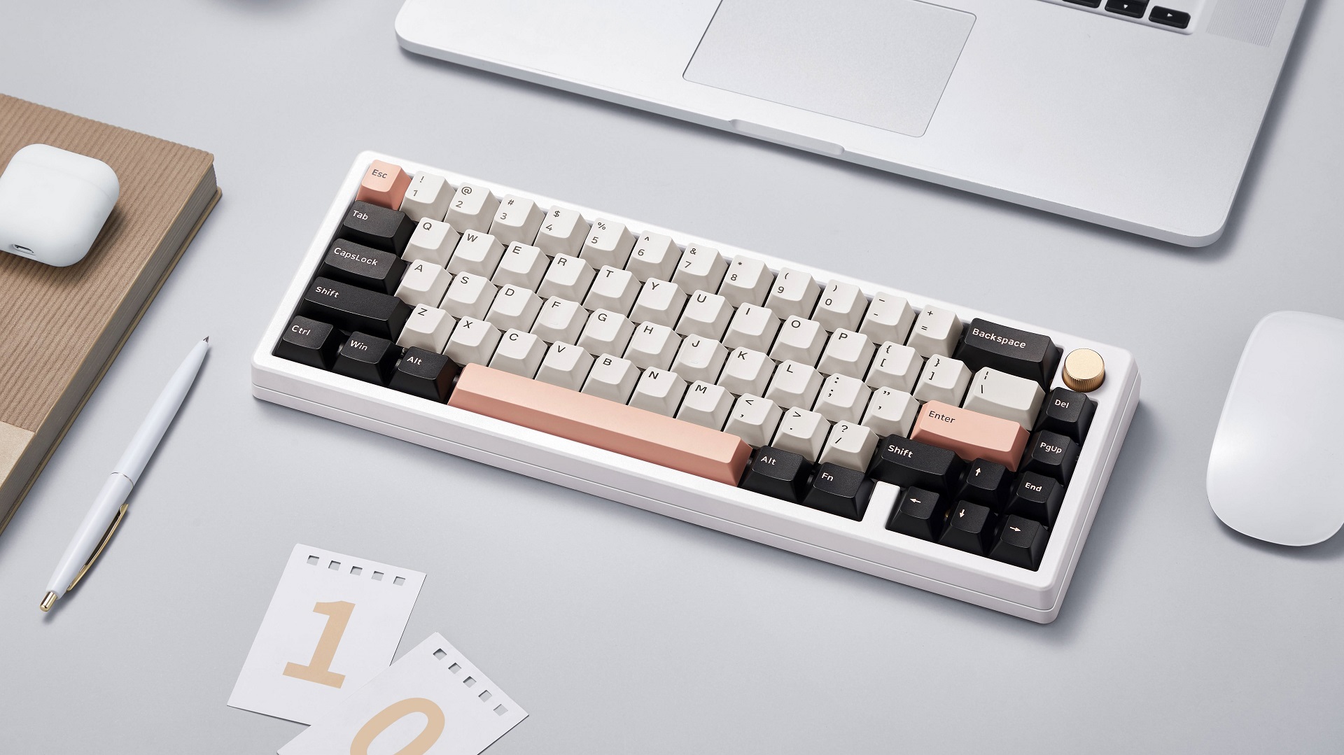 Meletrix Zoom65 Aluminium GasketMount 65 Keyboard (With Knob) for