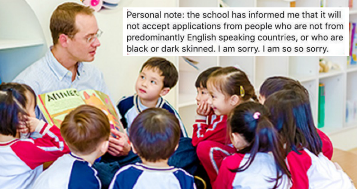 Taiwanese School Sparks Outrage for Saying It's Not Hiring 'Black or