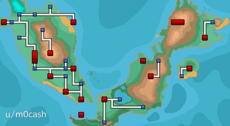 Pokemon Region Map Maker Pokémon Fan Makes Own Game With Og Pokémon Based On Malaysia's Map
