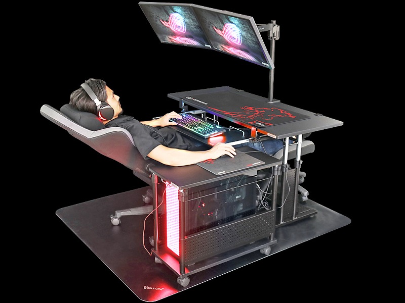 New Japanese Gaming Bed Proves Humanity Has Peaked