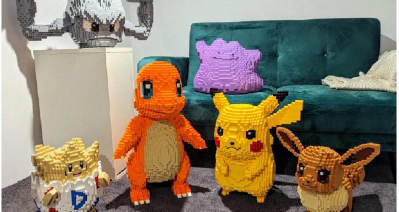 Fan Creates Unreal LifeSized Pokémon Out of Legos